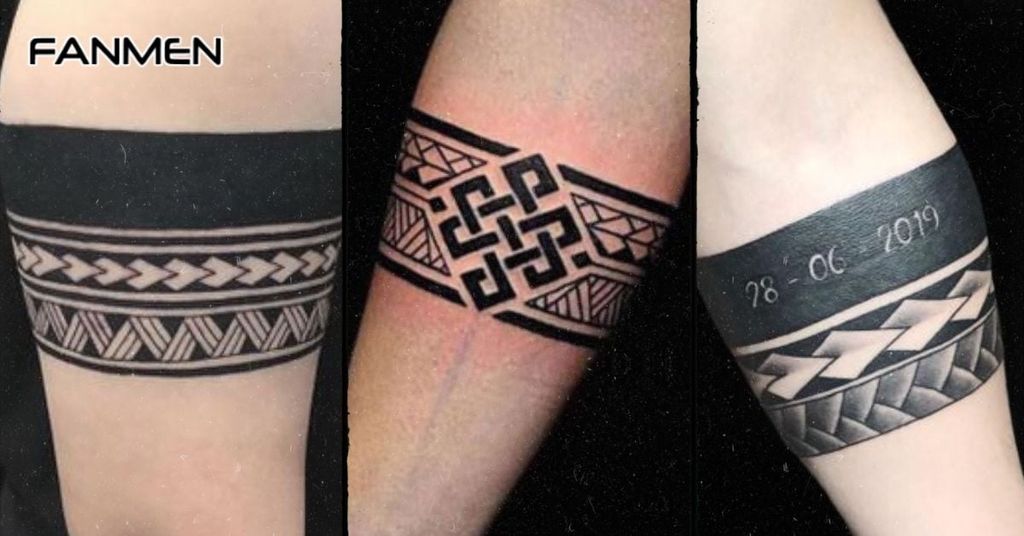 Hình xăm vòng cân nam mẫu 12