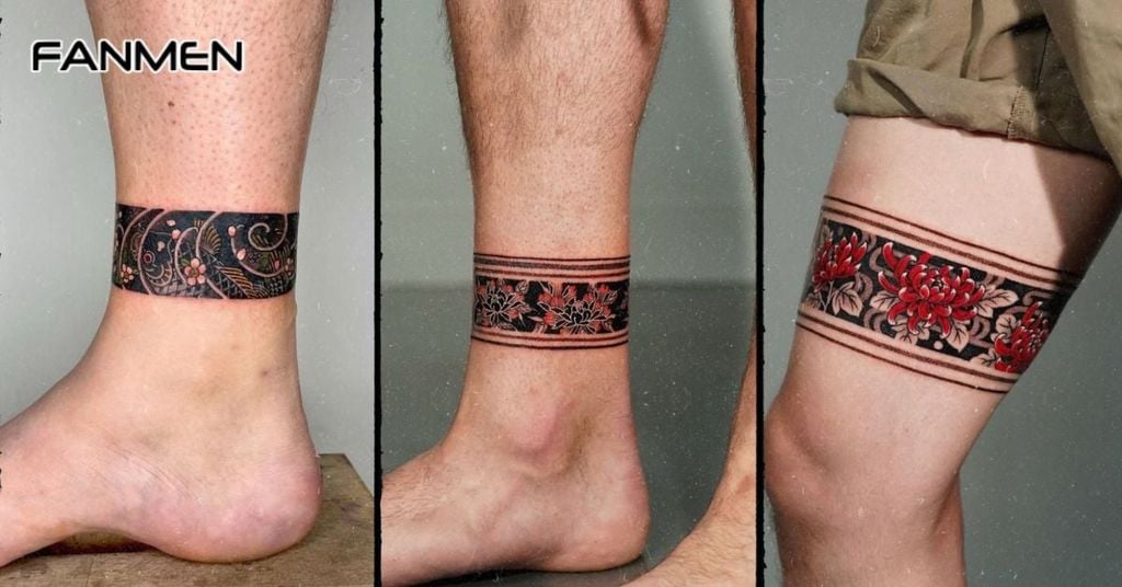 Hình xăm vòng cân nam mẫu 15