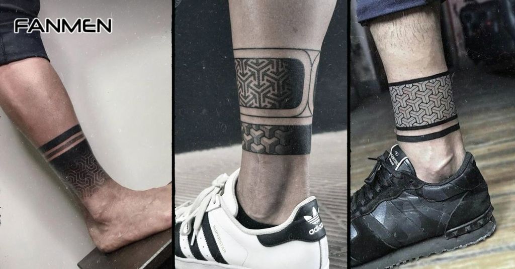 Hình xăm vòng cân nam mẫu 18