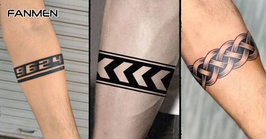 Hình xăm vòng cân nam mẫu 22