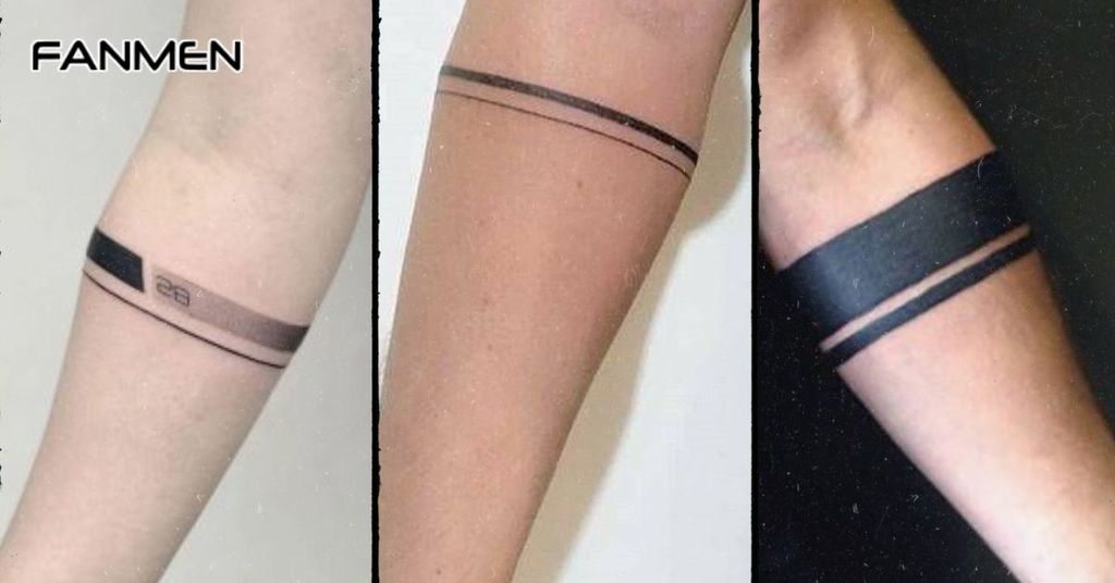 Hình xăm vòng cân nam mẫu 3