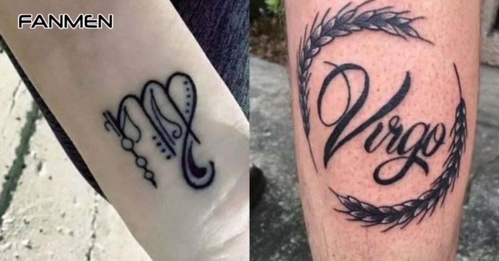 Hình Xăm Xử Nữ Phong Cách Chữ Viết 2