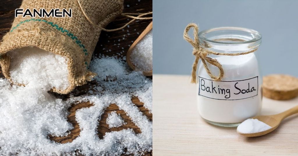 Trị hôi miệng bằng muối và baking soda