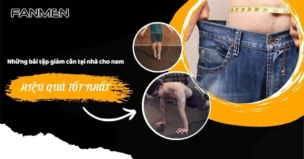 những bài tập giảm cân tại nhà cho nam