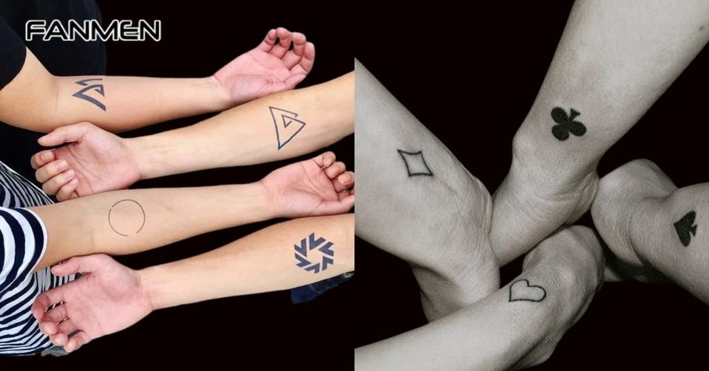 Ý nghĩa của hình xăm cho nhóm bạn thân nam