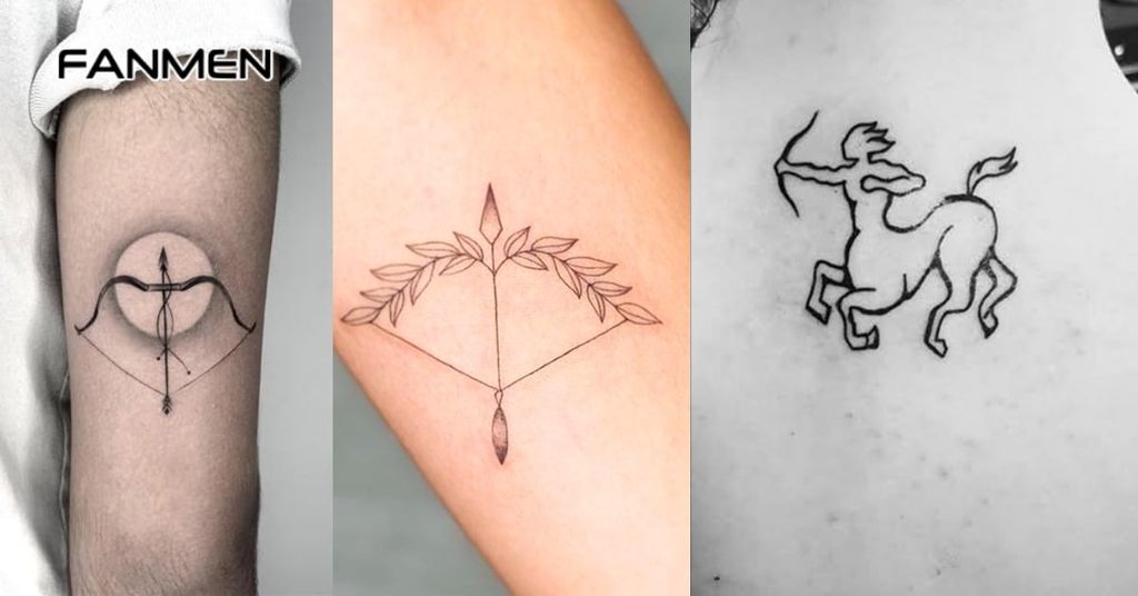 Hình Xăm Biểu Tượng Nhân Mã Đơn Giản 3