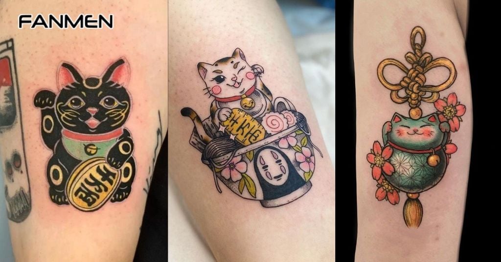 Hình Xăm Mèo Thần Tài Độc Đáo Khác 4