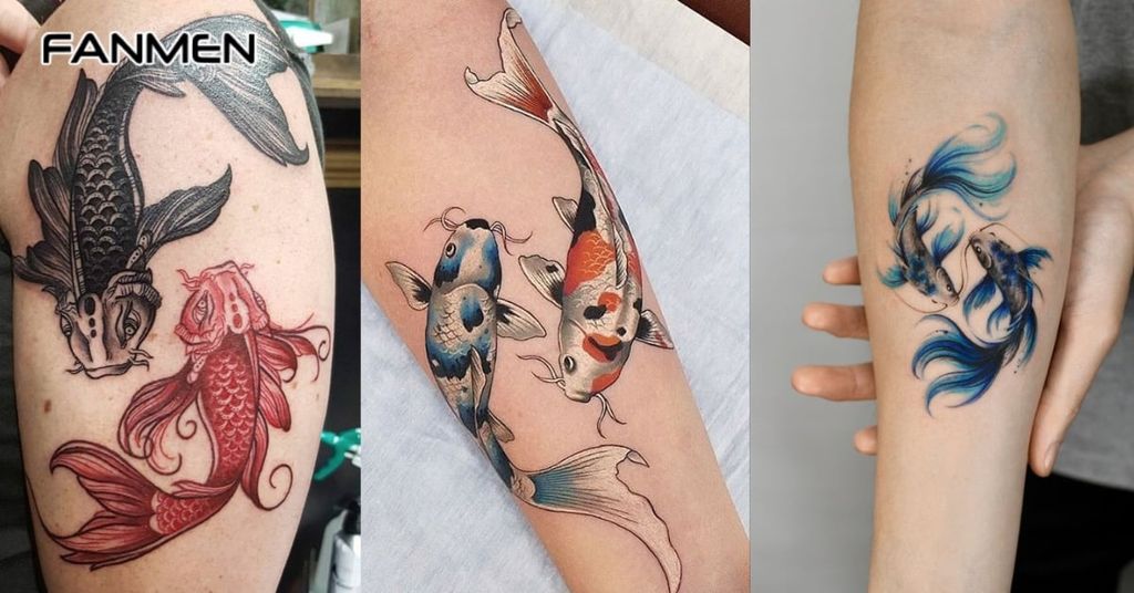 Hình Xăm Song Ngư Phong Cách Realism 1