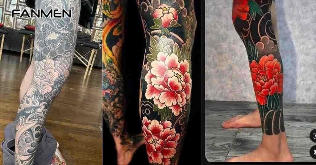 Japanese Leg Tattoo 5