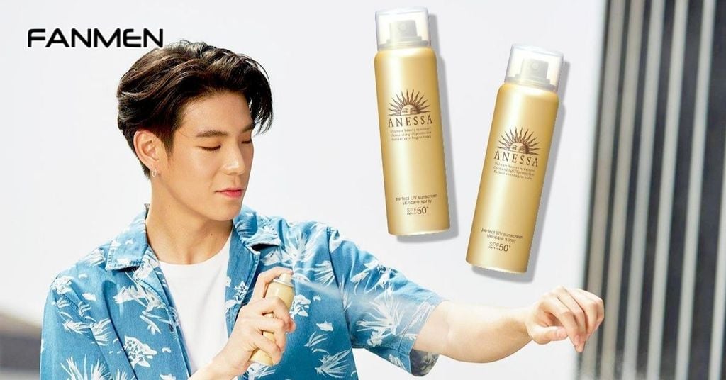 Kem chống nắng dạng xịt cho nam giới Anessa Perfect UV Sunscreen Skincare Spray N SPF50 PA++++