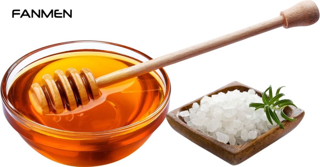 Súc miệng bằng kết hợp mật ong với muối
