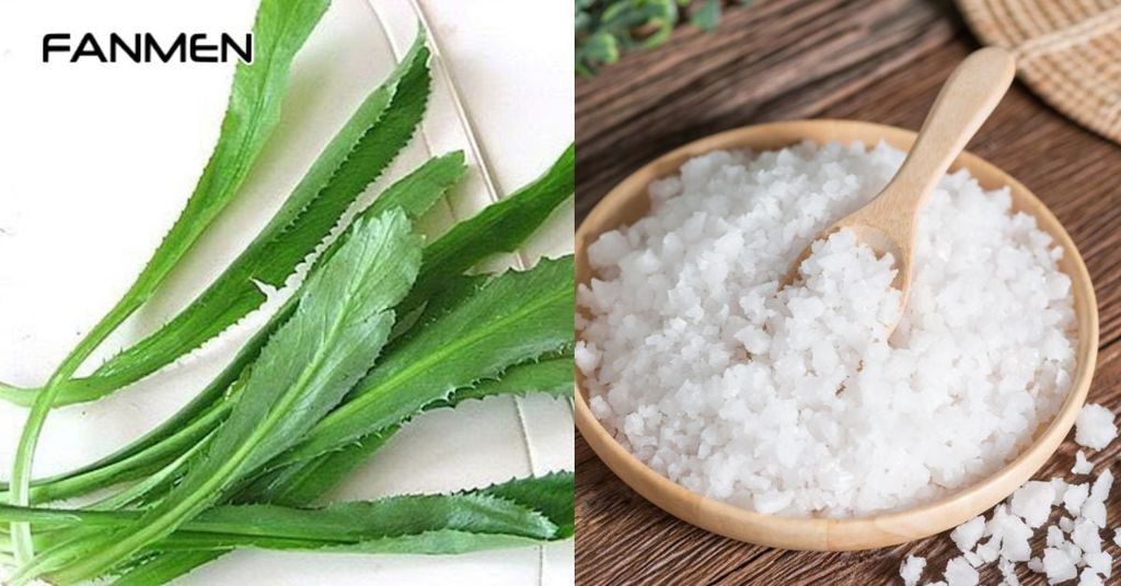 Sử dụng kết hợp mùi tàu với muối