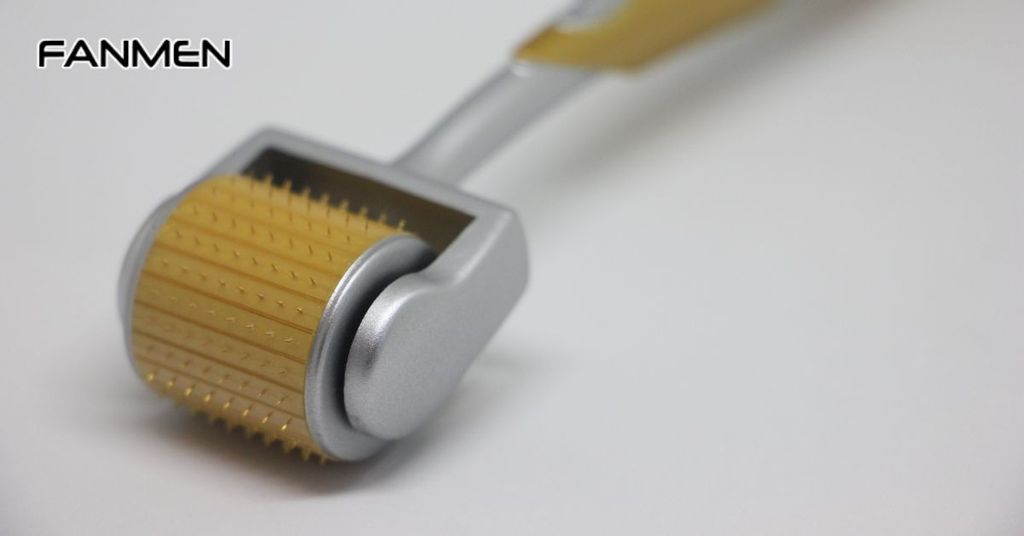 Cách thu nhỏ lỗ chân lông mặt nam bằng liệu pháp lăn kim