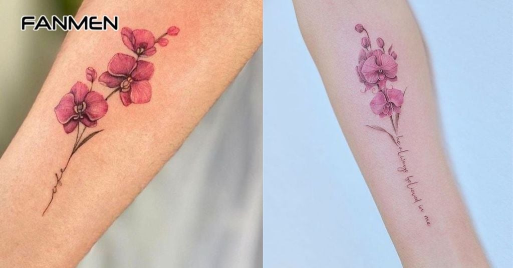 lưu ý khi xăm hình hoa lan cho nam