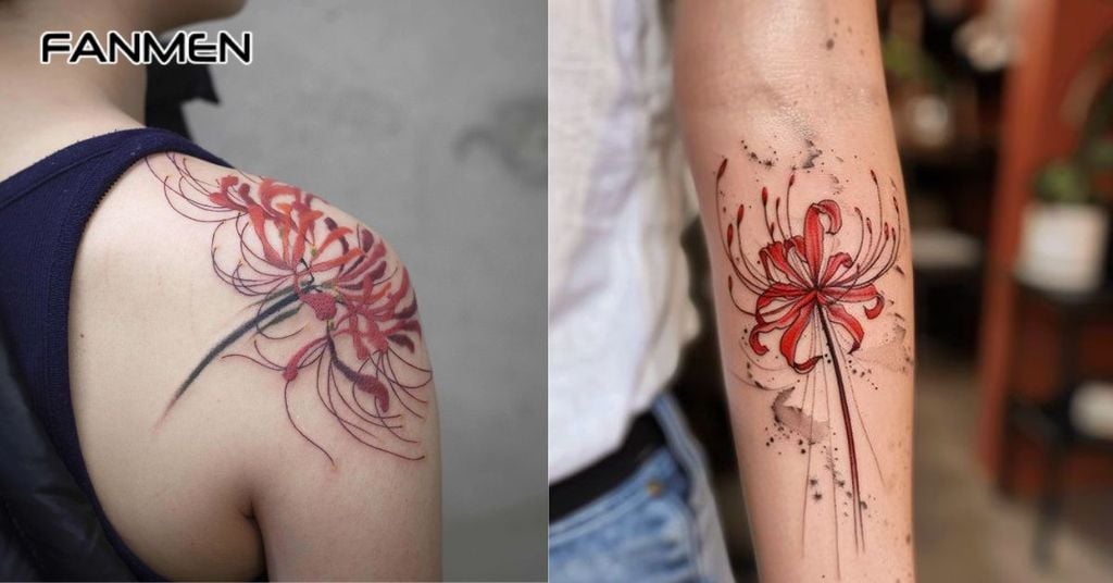 Lưu ý khi xăm hình hoa bỉ ngạn cho nam