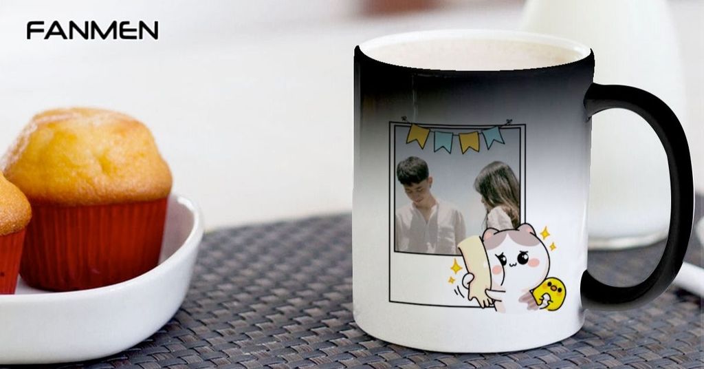 Ly uống nước đáng yêu