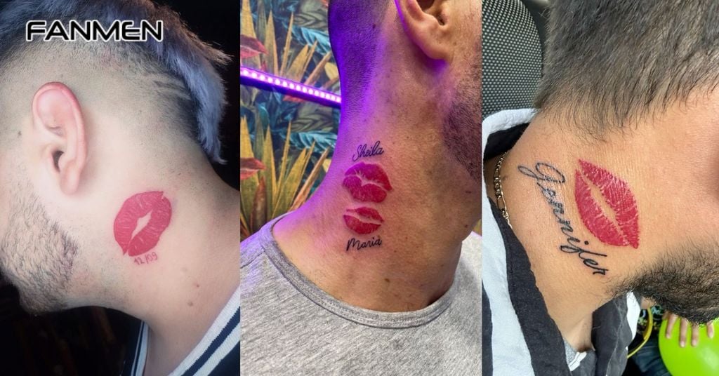 Hình Xăm Môi Kết Hợp Với Các Yếu Tố Khác 6