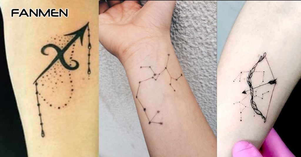 Hình Xăm Nhân Mã Phong Cách Dotwork và Blackwork 1