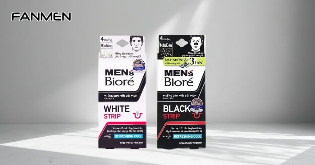 Miếng dán lột mụn mũi nam Men's Bioré