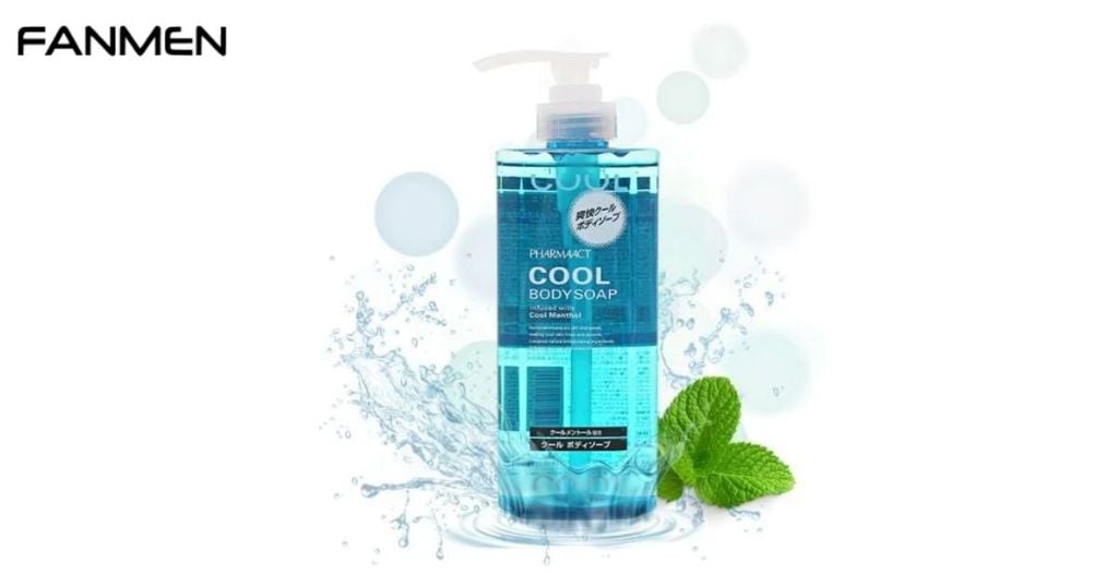 Sữa tắm trị mụn lưng cho nam của Nhật Pharmaact Cool Body Soap