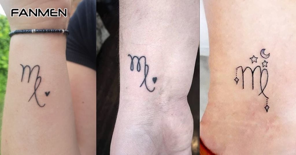 Hình Xăm Biểu Tượng Cung Xử Nữ Đơn Giản