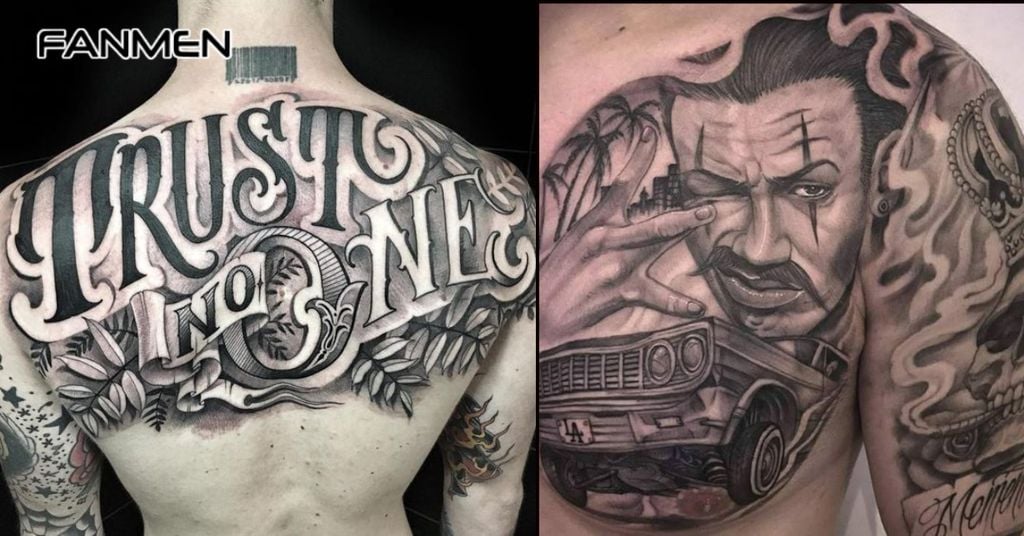 Hình xăm buồn theo phong cách Chicano 2