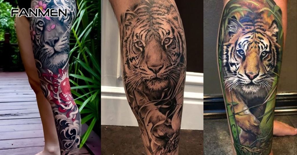 Hình Xăm Full Chân Phong Cách Thực Tế 1