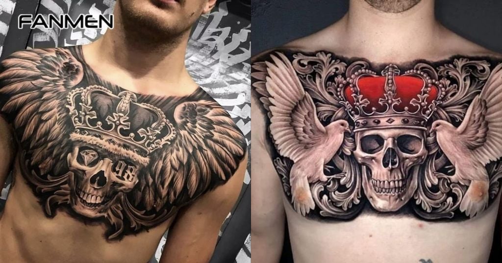 Hình Xăm Full Ngực Phong Cách Âu Mỹ 5