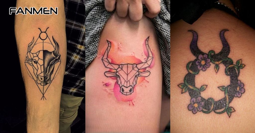 Hình Xăm Kim Ngưu Kết Hợp Yếu Tố Khác 4