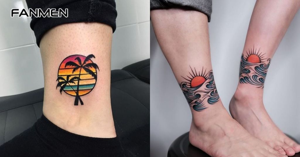 Hình xăm mắt cá chân độc đáo và phá cách 3