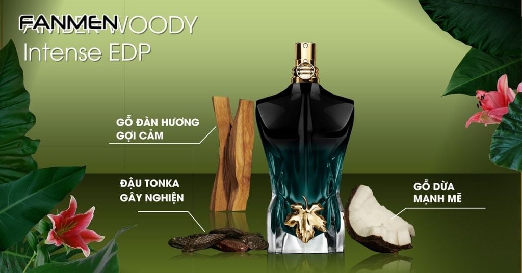 Nước hoa nam của Pháp&nbsp;Jean Paul Le Beau Le Parfum EDP Intense