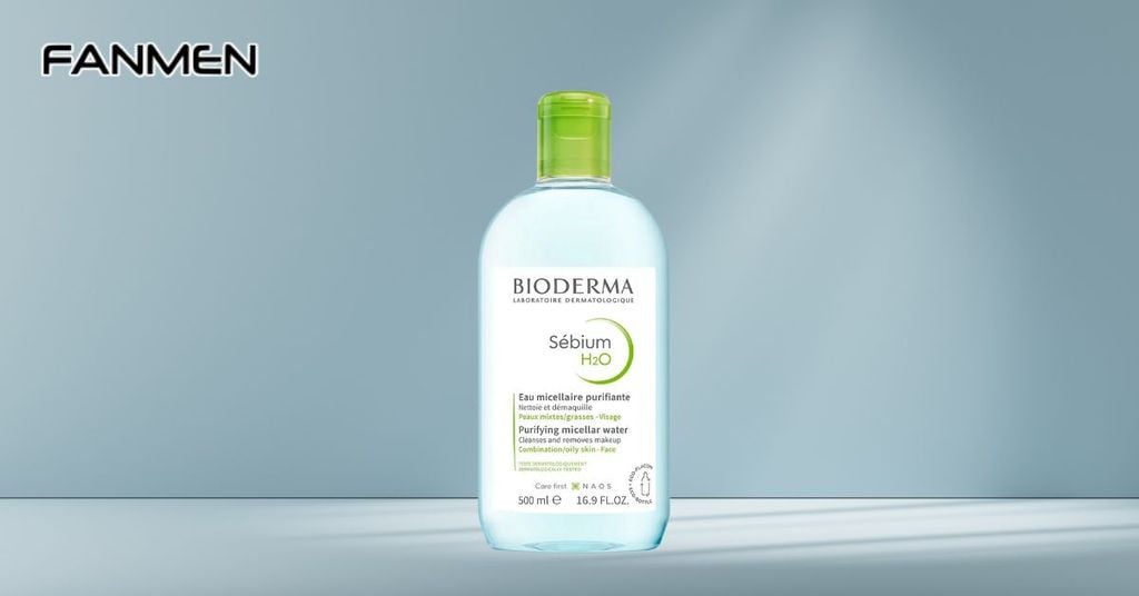 Nước tẩy trang Bioderma Sébium H2O màu xanh
