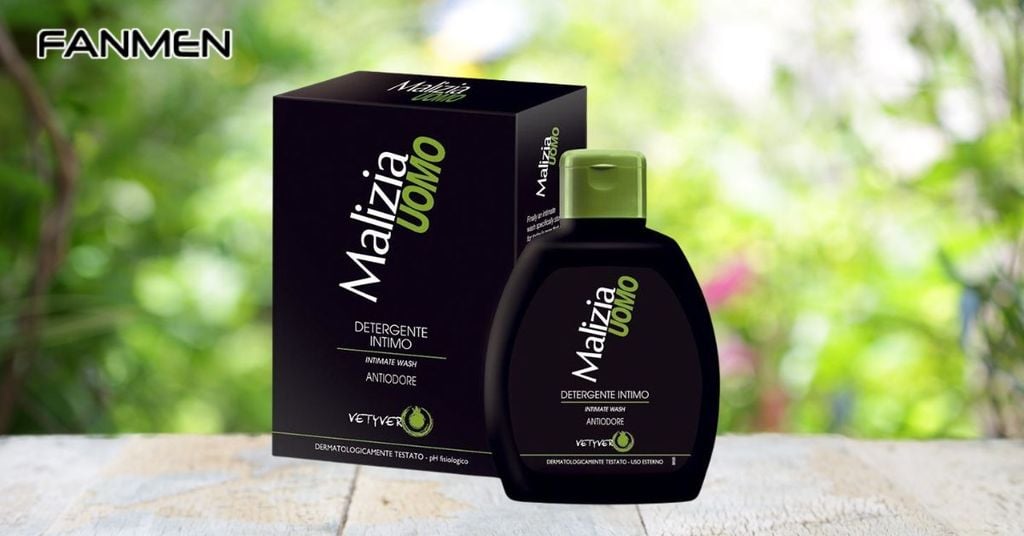 Nước rửa vệ sinh nam giới Malizia Vetyver Uomo Italia