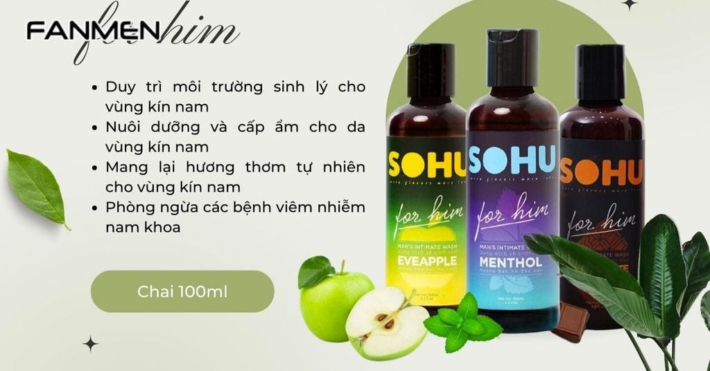Nước rửa vệ sinh nam Sohu