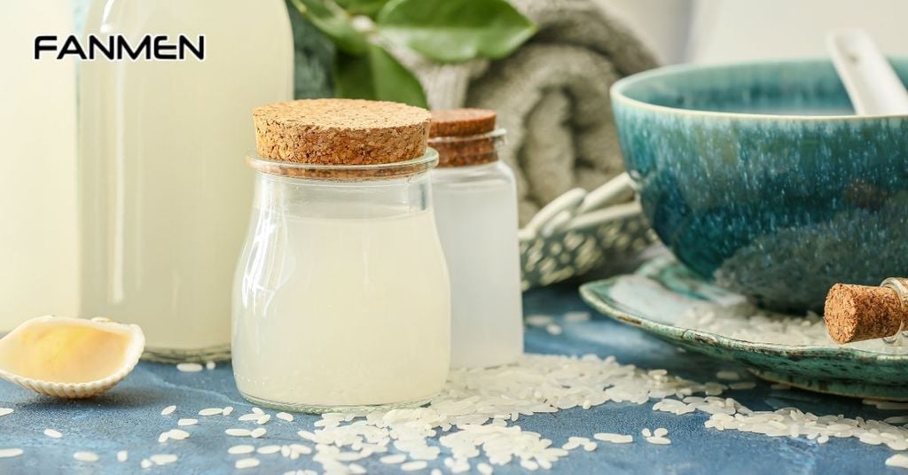 Làm trắng da mặt nam giới từ nước vo gạo