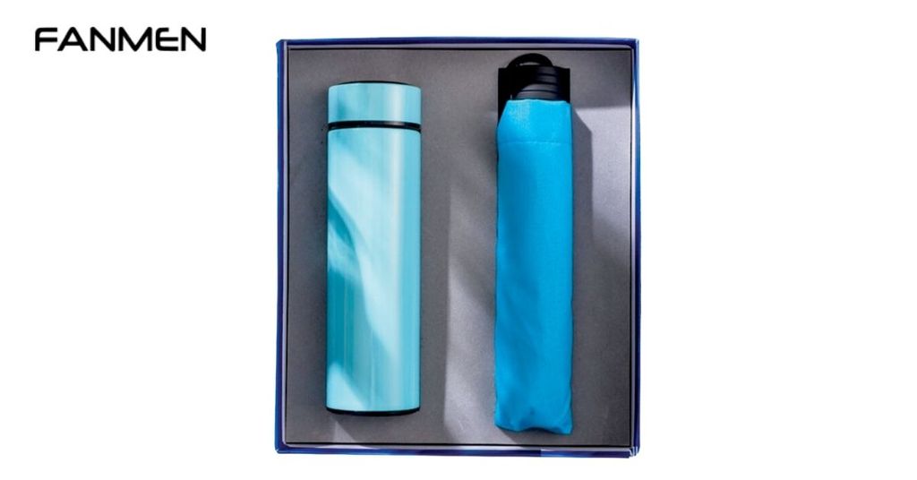 Bộ quà tặng cho nam gồm ô và bình giữ nhiệt