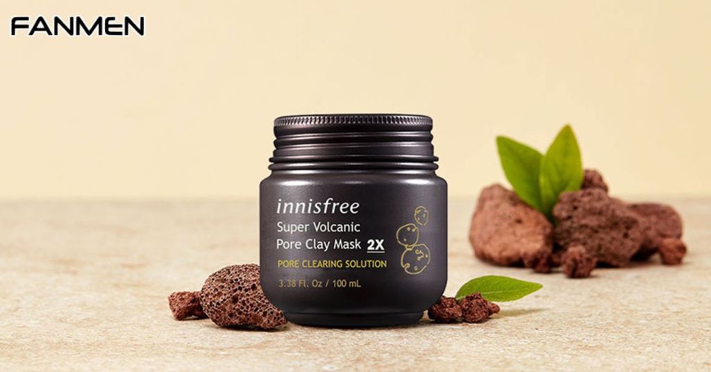 Mặt nạ lột mụn cho nam Innisfree Super Volcanic Pore Clay Mask 2x