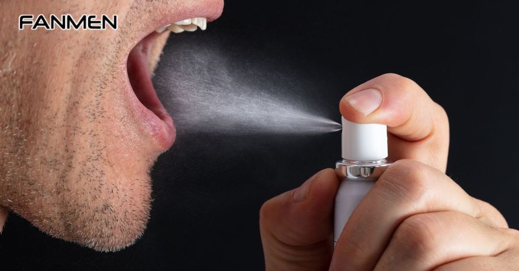 Sử dụng xịt thơm miệng