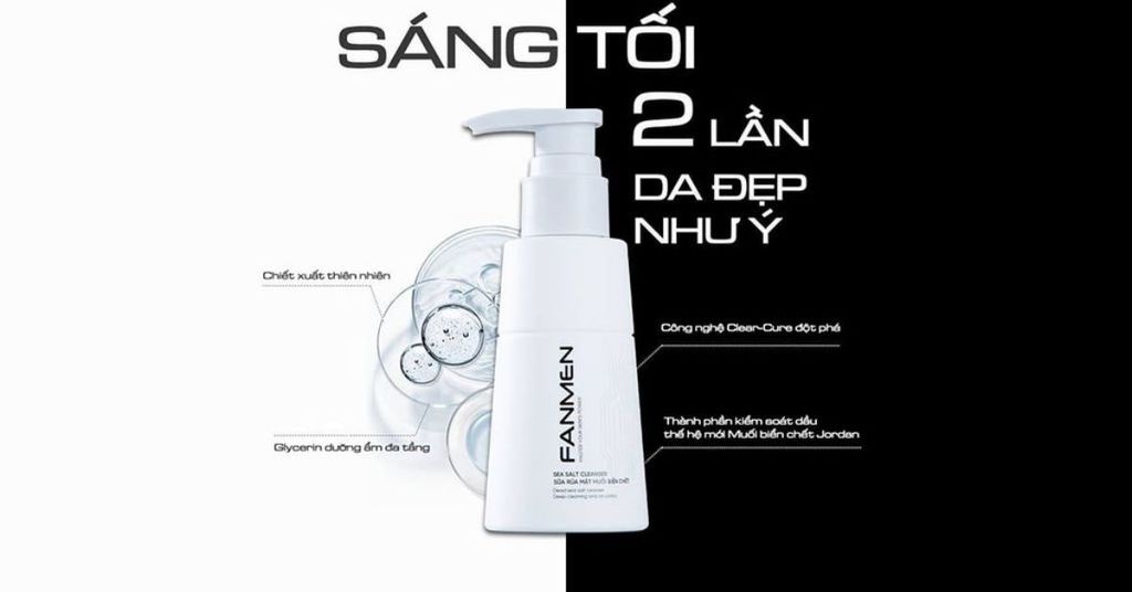 Sữa rửa mặt cho nam da thường Fanmen