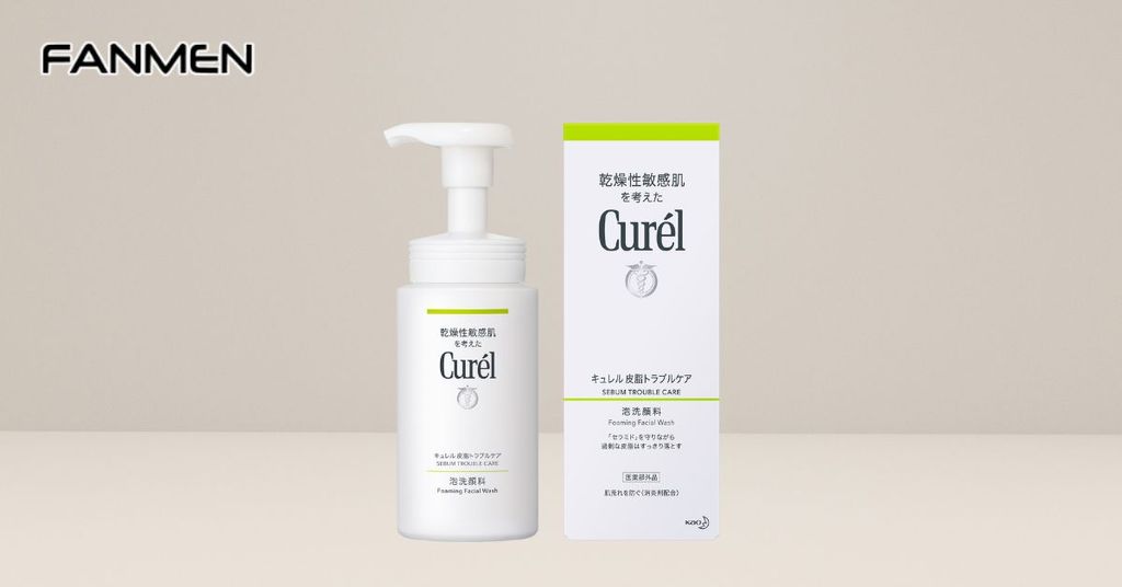 Sữa rửa mặt nam trị mụn của nhật Curél