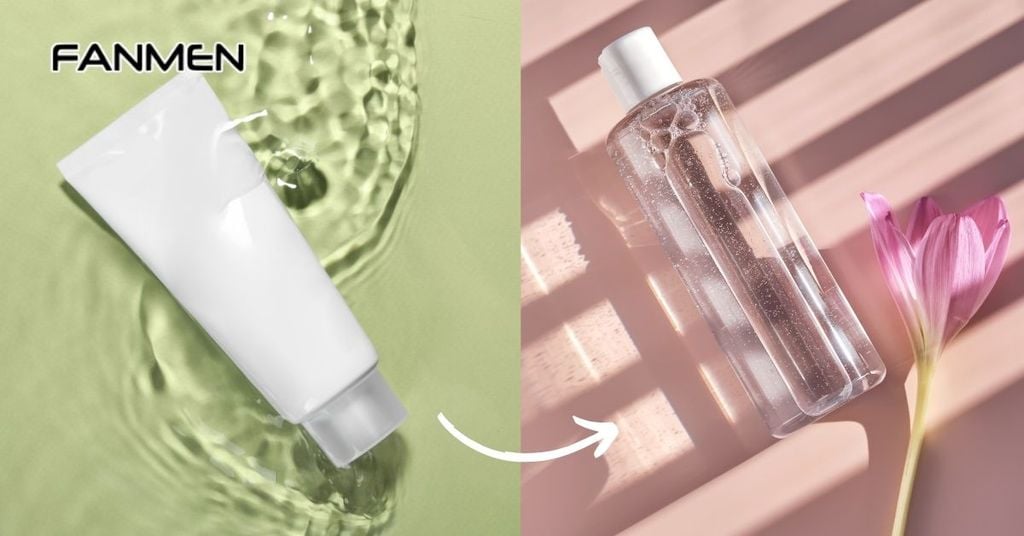 Từ bước sữa rửa mặt đến toner cách nhau bao lâu