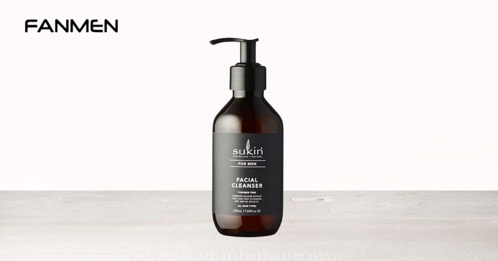Sữa rửa mặt trị mụn cho nam dòng organic Sukin