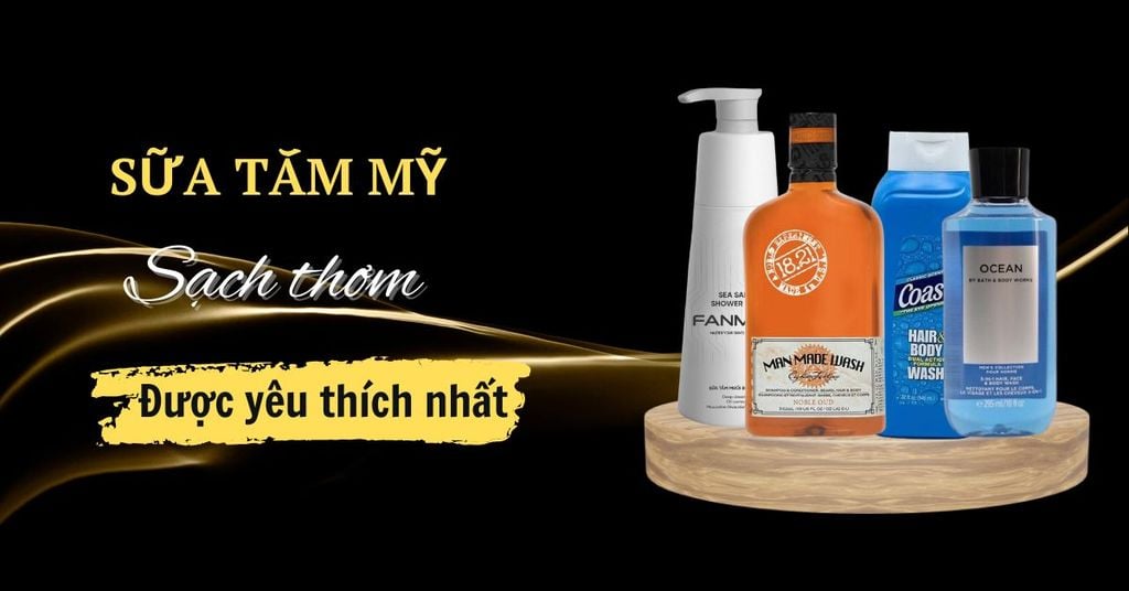 sữa tắm mỹ
