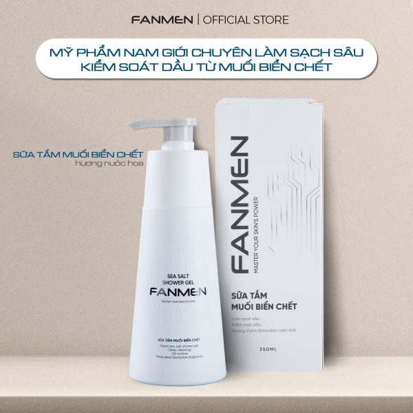 Sữa tắm nam Fanmen - Làm sạch sâu, kiểm soát dầu hiệu quả 350ml