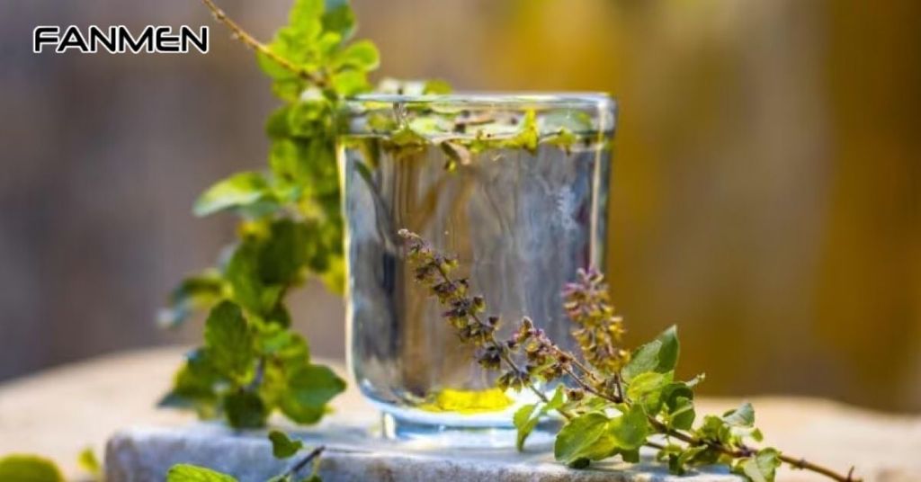 Súc miệng với nước hương nhu