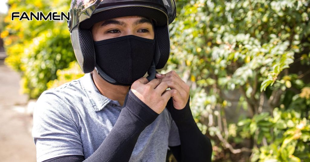 Tác động từ quai mũ bảo hiểm