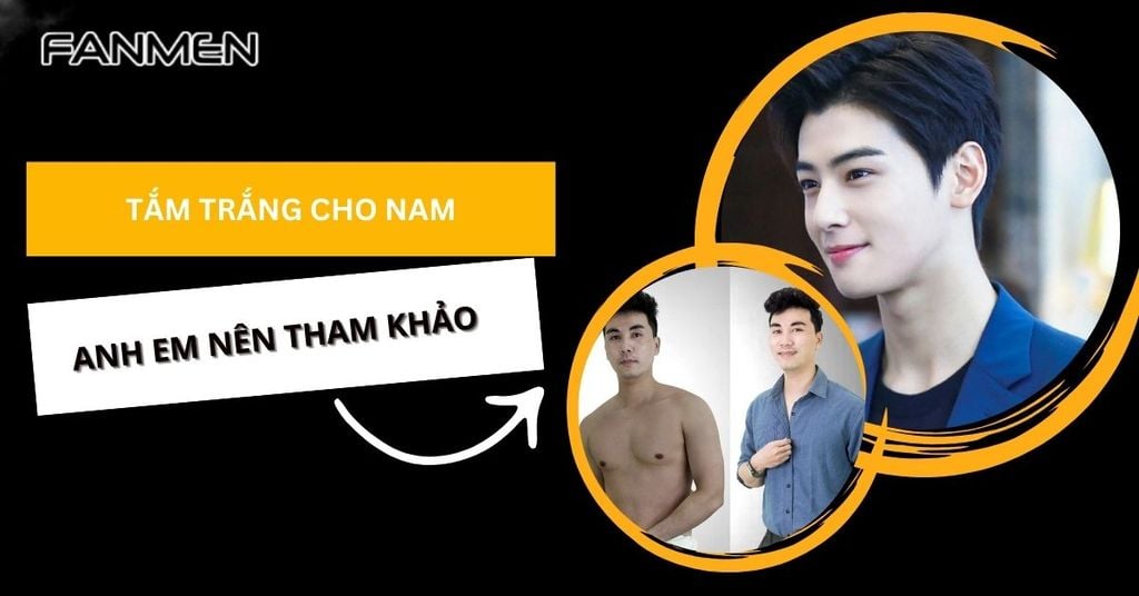 Tắm trắng cho nam