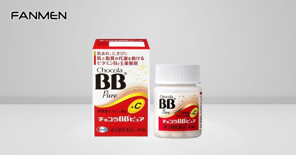 Viên uống trị mụn nội tiết nam BB Chocola Pure