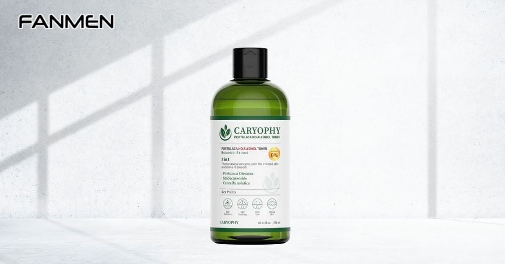 Toner không cồn tốt Caryophy Portulaca Hàn Quốc