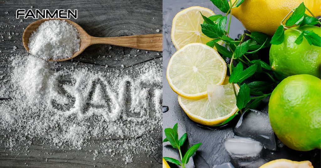 Trị hôi miệng bằng muối và chanh
